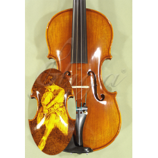 Vioara 4/4 Gliga Special - spate intreg, pirogravata "Balerina" 
